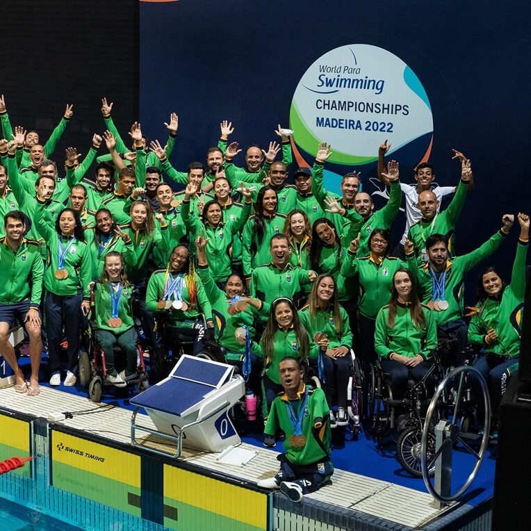 Brasil termina em terceiro no mundial de natação paralímpica